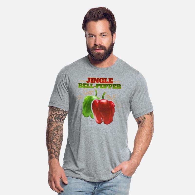 Red And Green Jingle Bell Pepper For Christmas