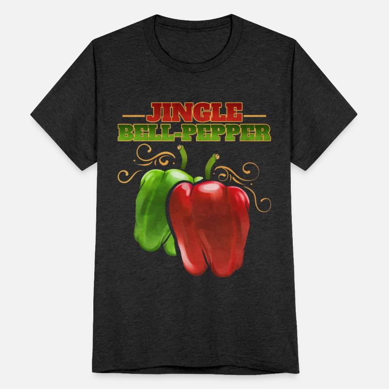 Red And Green Jingle Bell Pepper For Christmas