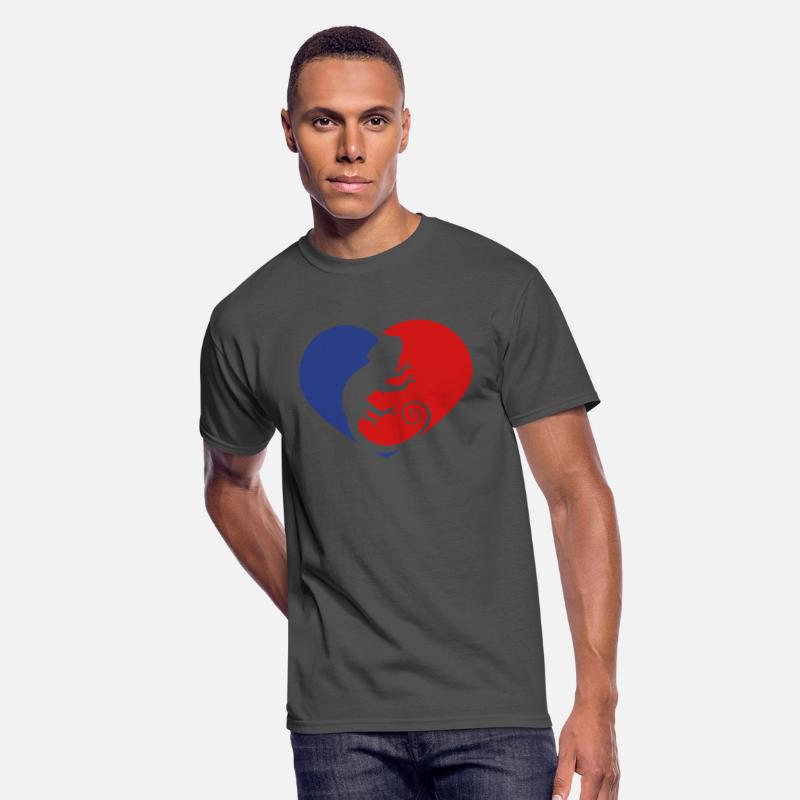 red blue heart design i love love silhouette silho