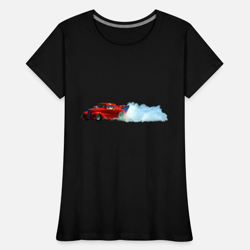 RED DOOR-SLAMMER DRAG CAR