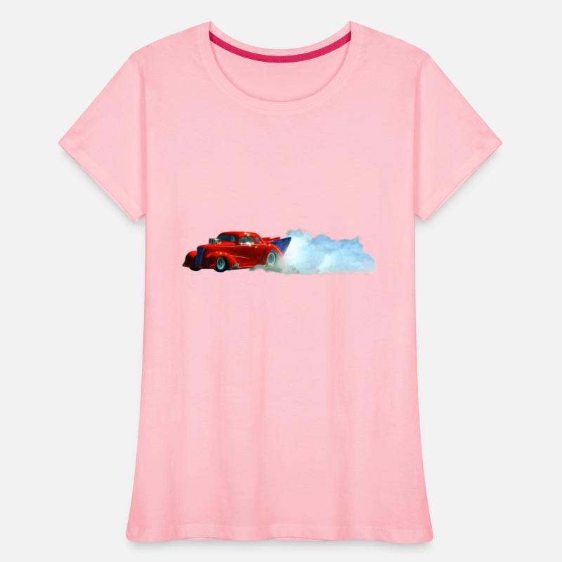 RED DOOR-SLAMMER DRAG CAR