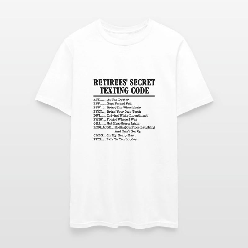 Retirees’ Secret Code Funny Senior Texting Joke