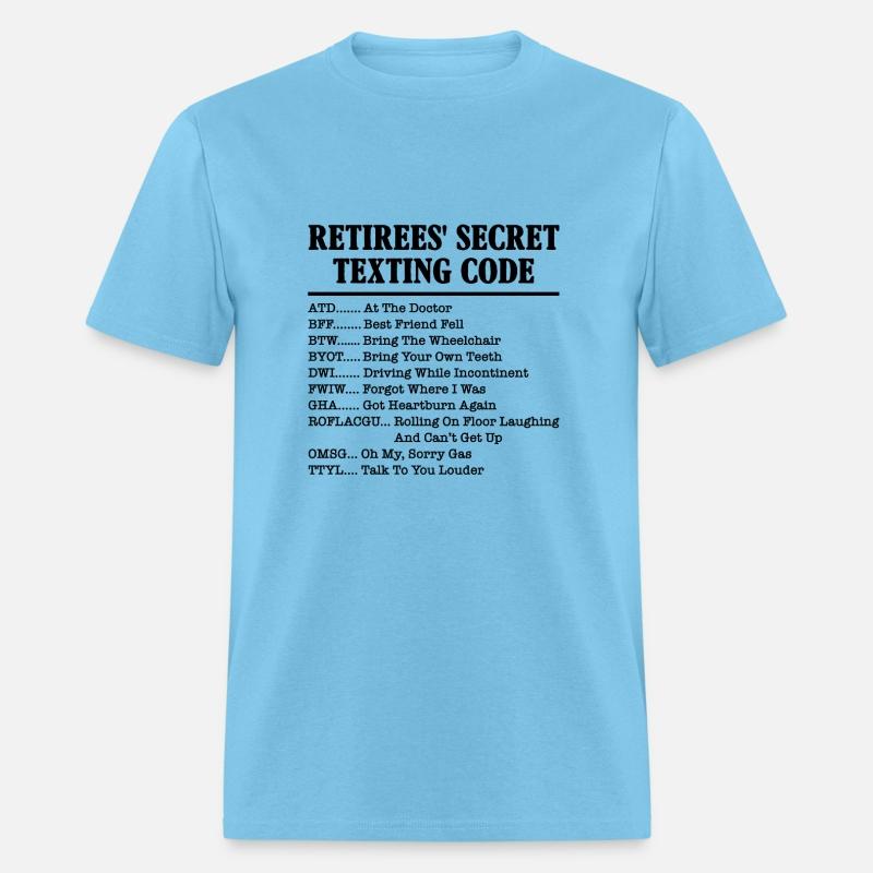 Retirees’ Secret Code Funny Senior Texting Joke