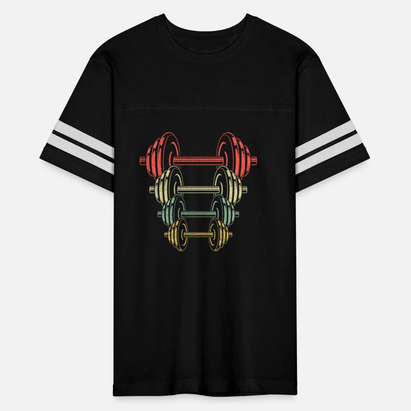 Retro dumbbell