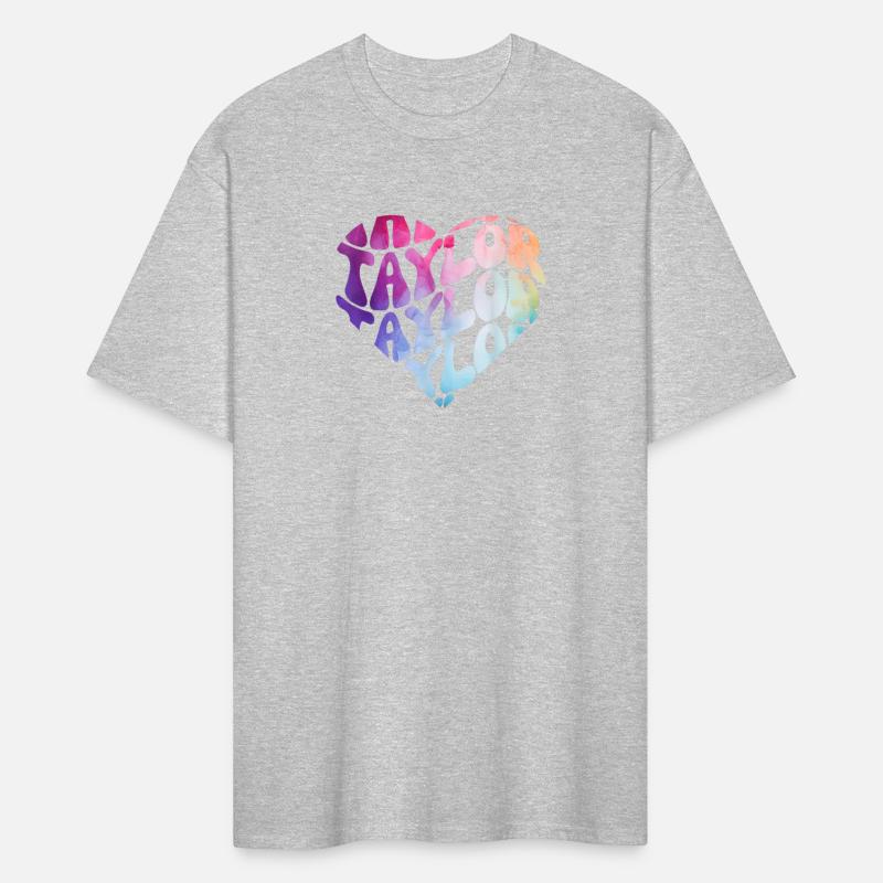 Retro I Love Heart Taylor Groovy Personalized Firs