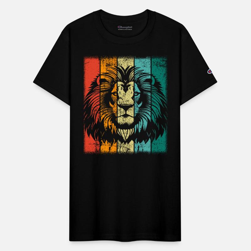 Retro Lion Head