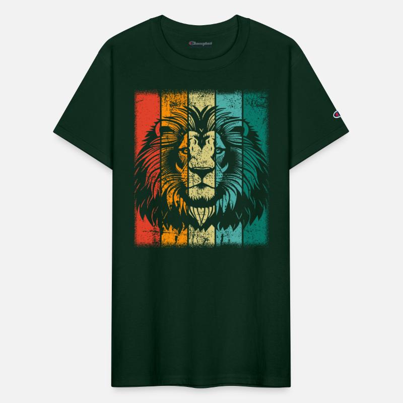 Retro Lion Head