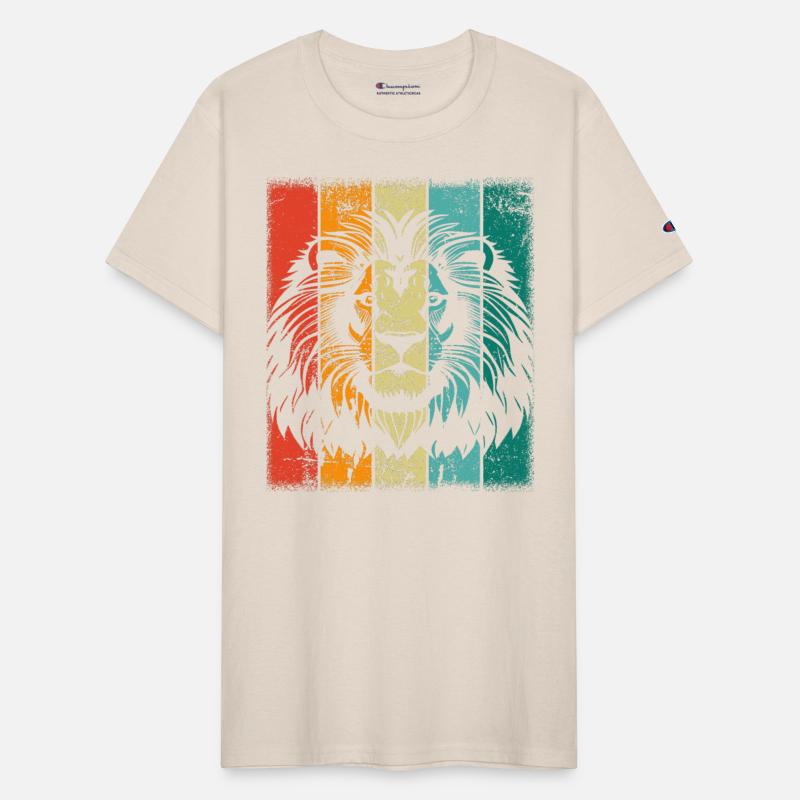 Retro Lion Head