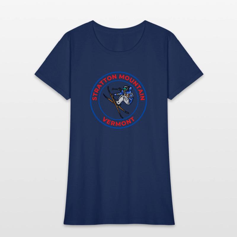 Retro Skiing Stratton Mountain Vermont Souvenir