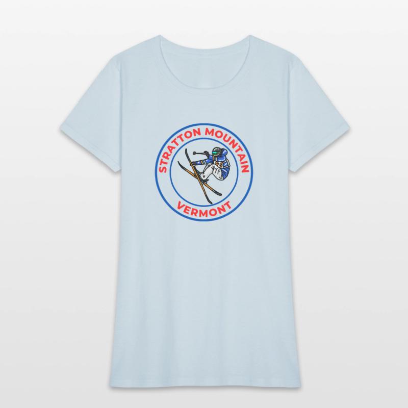 Retro Skiing Stratton Mountain Vermont Souvenir