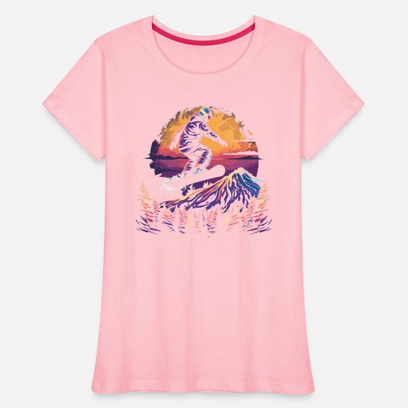 Retro Snowboarder Graphic