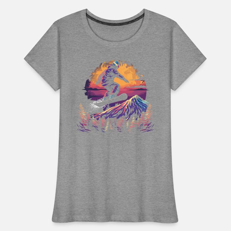 Retro Snowboarder Graphic