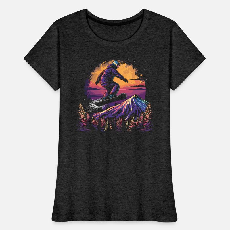 Retro Snowboarder Graphic