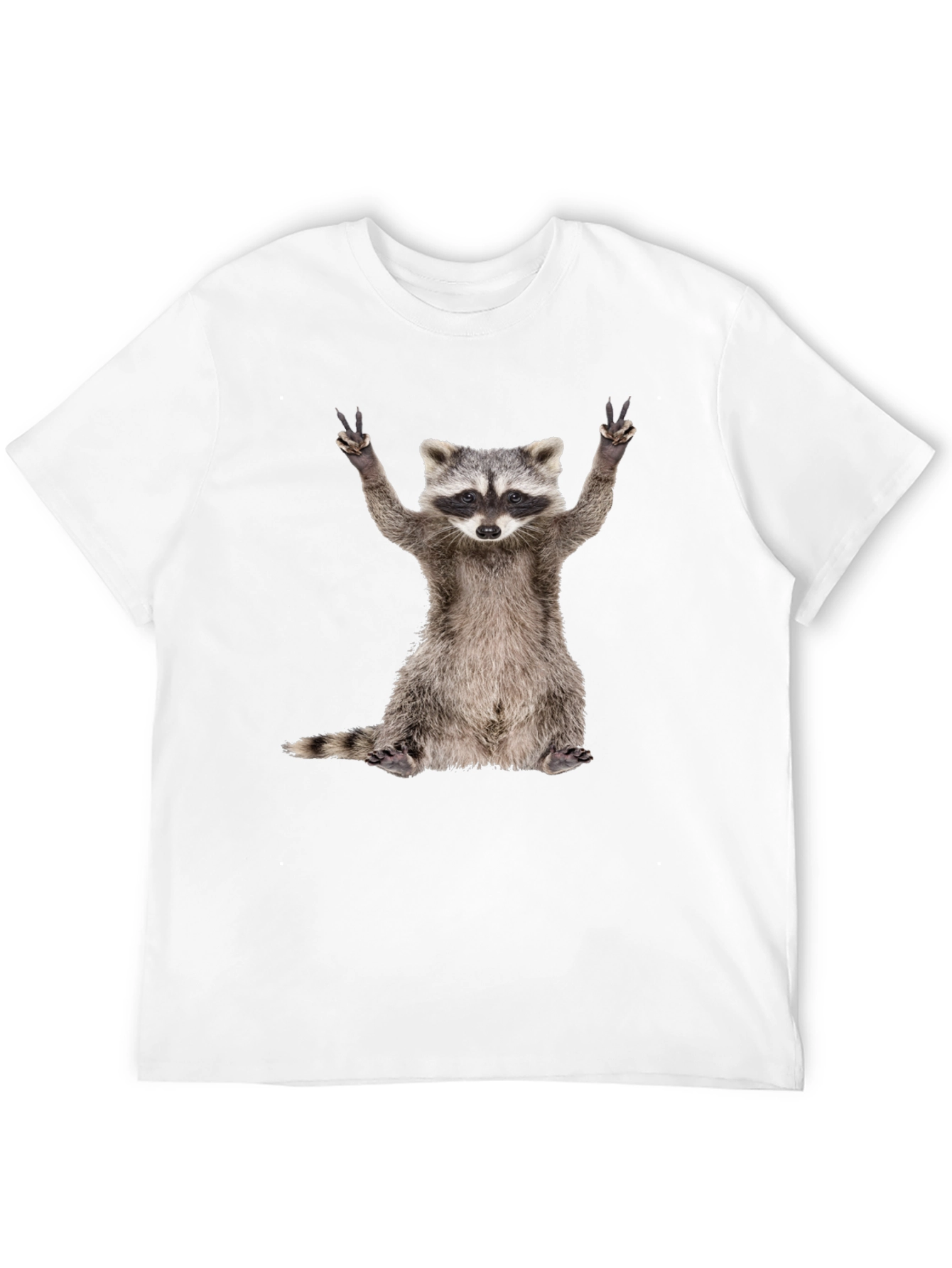 Peace Out Raccoon Graphic Tee