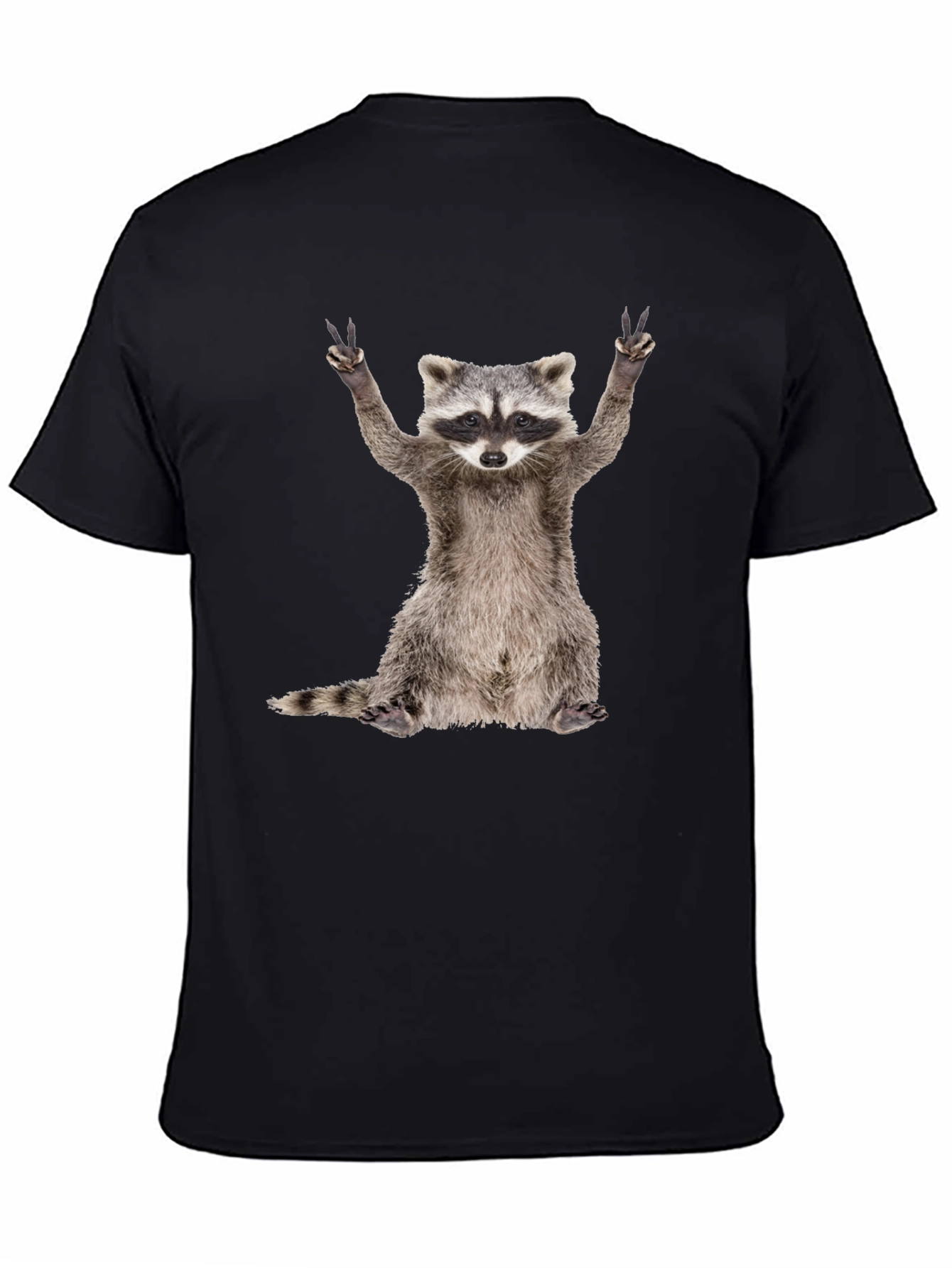 Peace Out Raccoon Graphic Tee