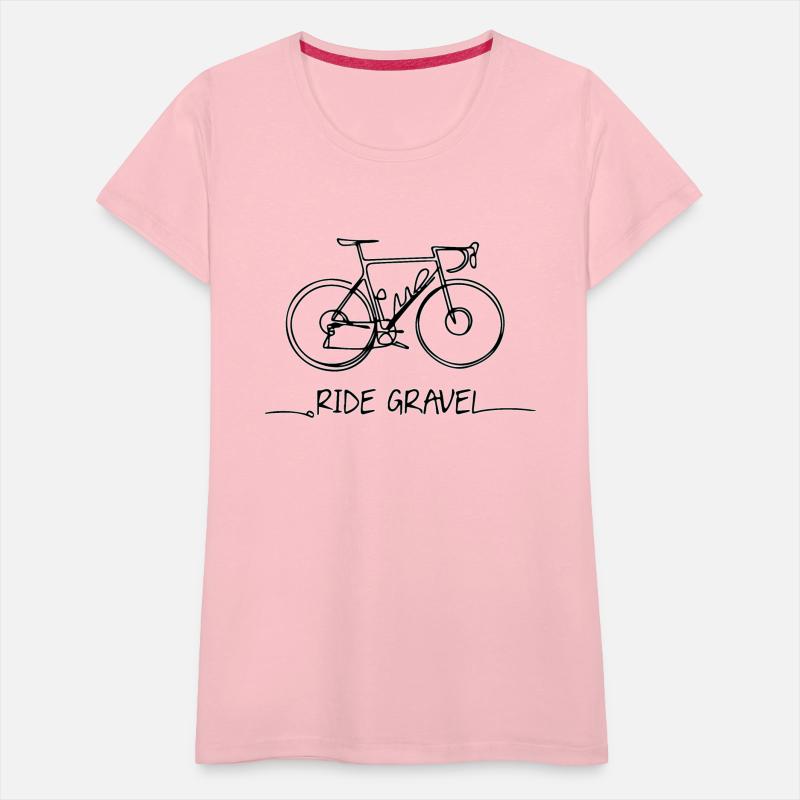 Ride Gravel line art