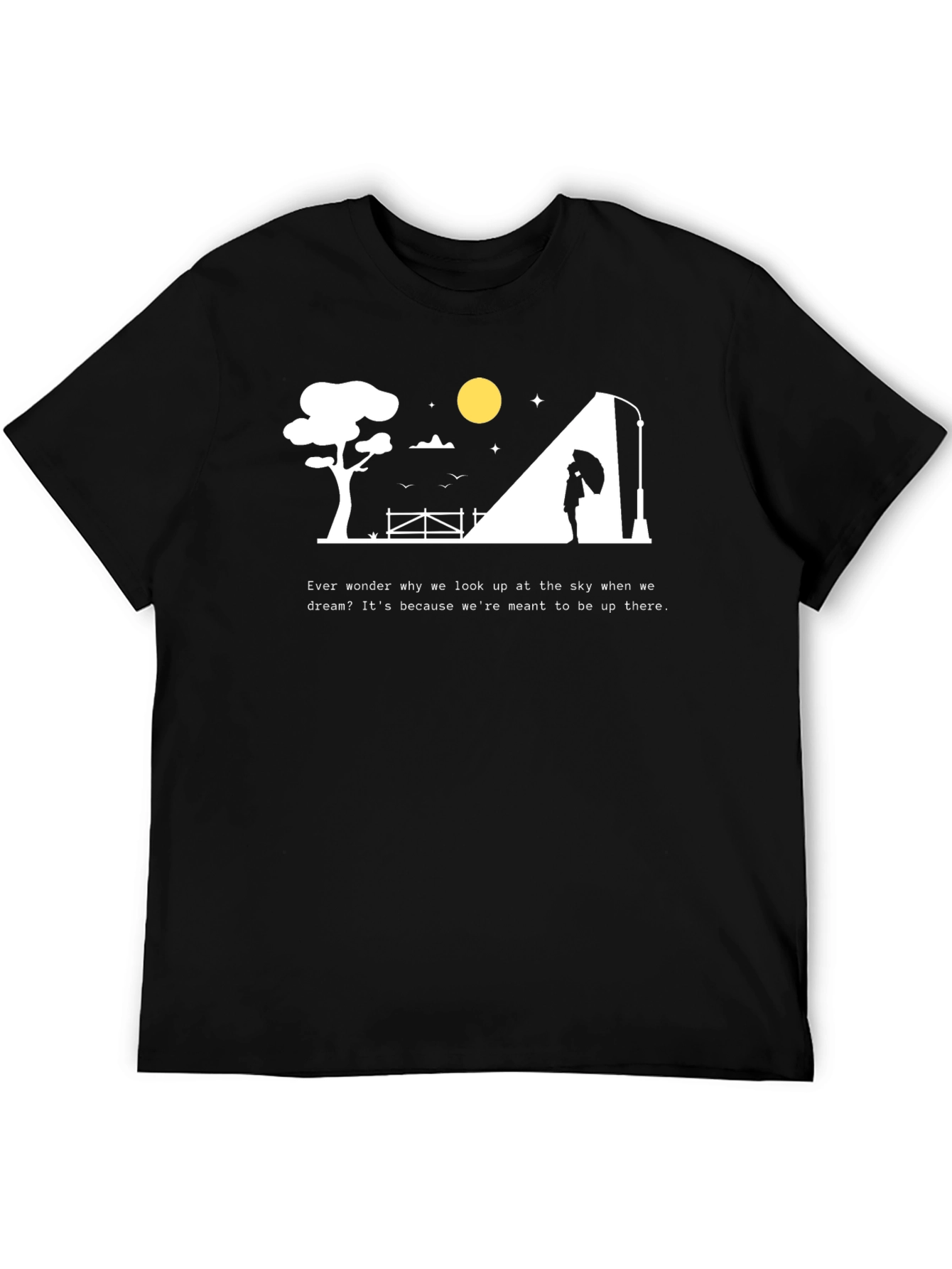 Dreamers Sky Black T-Shirt
