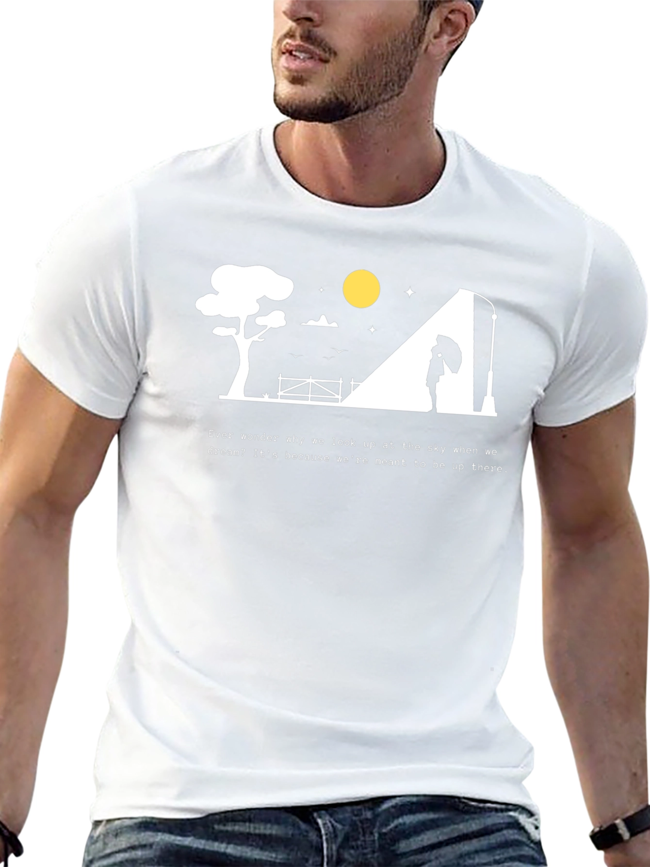 Dreamers Sky Black T-Shirt