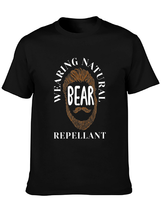 Natural Beard Repellant Graphic Tee - Black