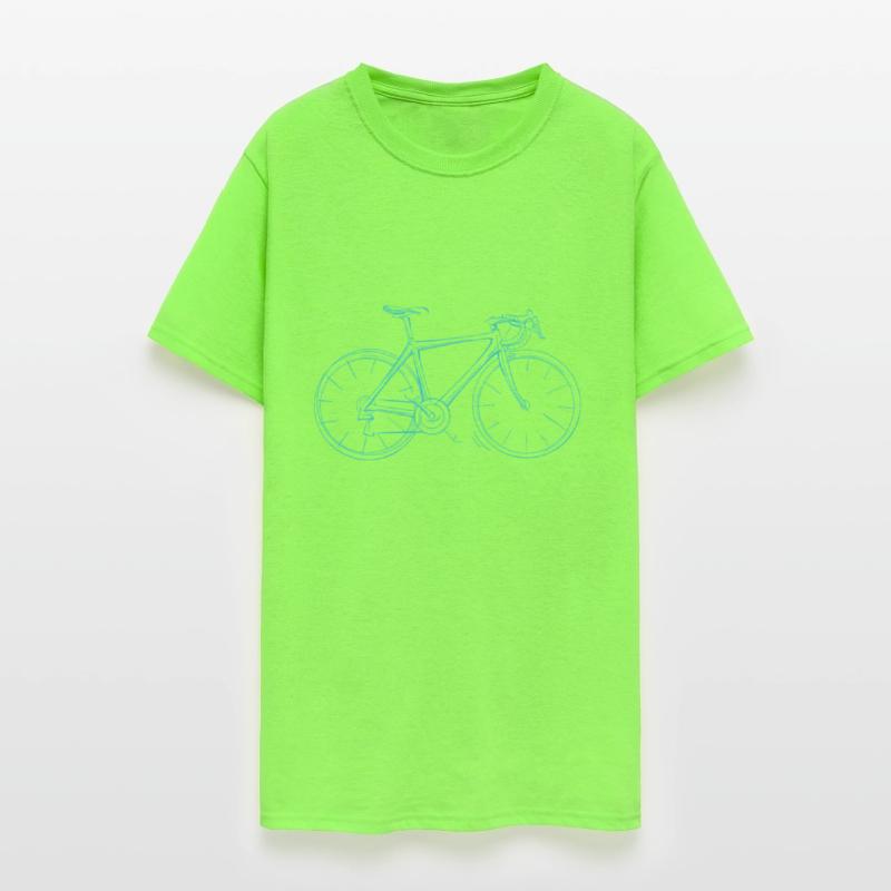 Road Bike Bicycle Sketch Shirt