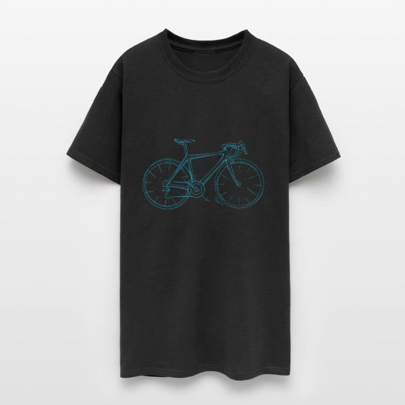 Road Bike Bicycle Sketch Shirt