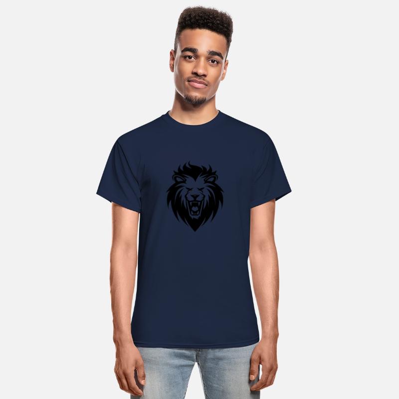 Roaring Lion Head Tattoo Style Elegant Mane