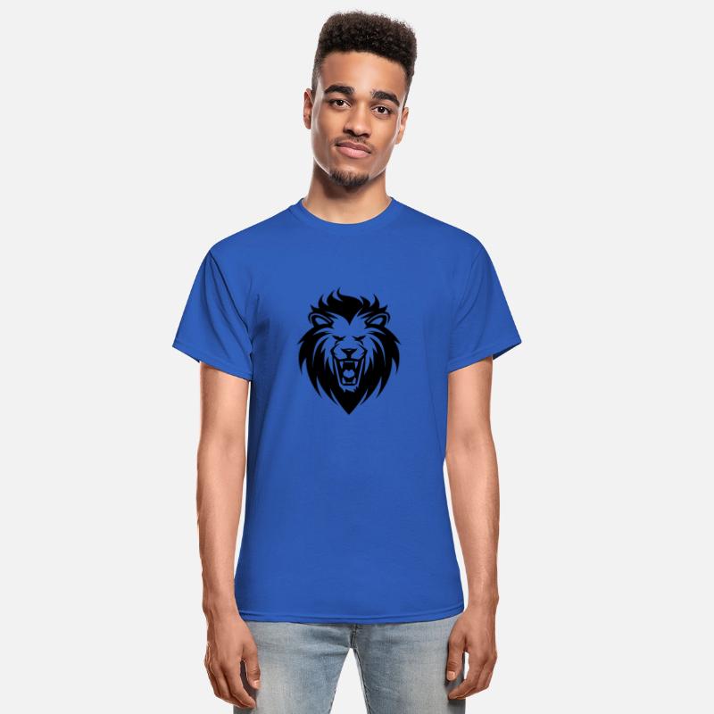 Roaring Lion Head Tattoo Style Elegant Mane