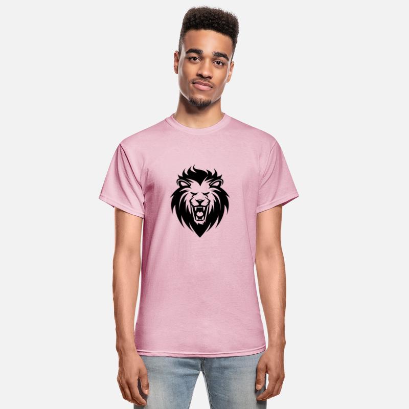 Roaring Lion Head Tattoo Style Elegant Mane