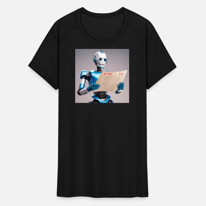 Robot Reading AI Act by EU