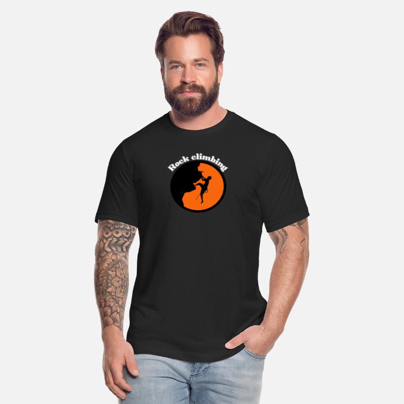 Rock climbing design t-shirt