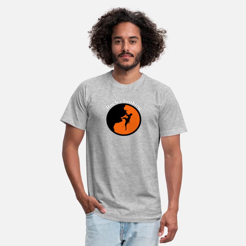 Rock climbing design t-shirt