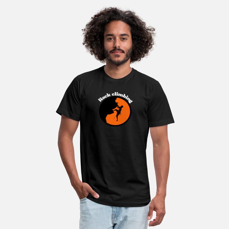 Rock climbing design t-shirt