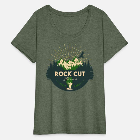 Rock Cut Illinois IL Retro Green Badge