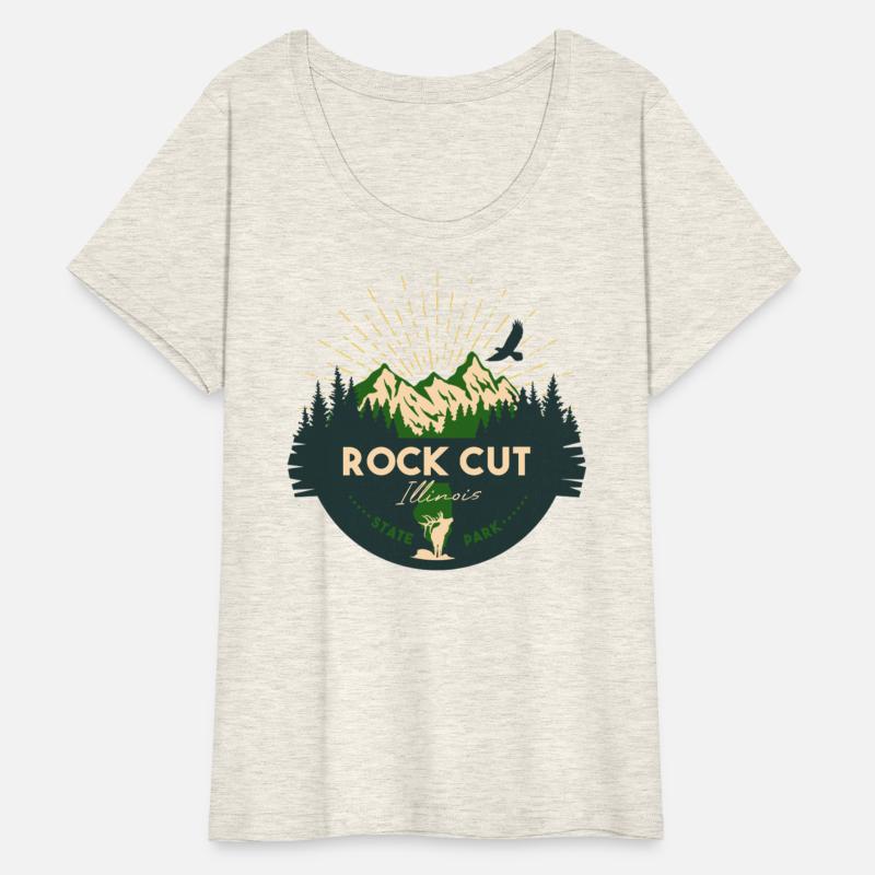 Rock Cut Illinois IL Retro Green Badge