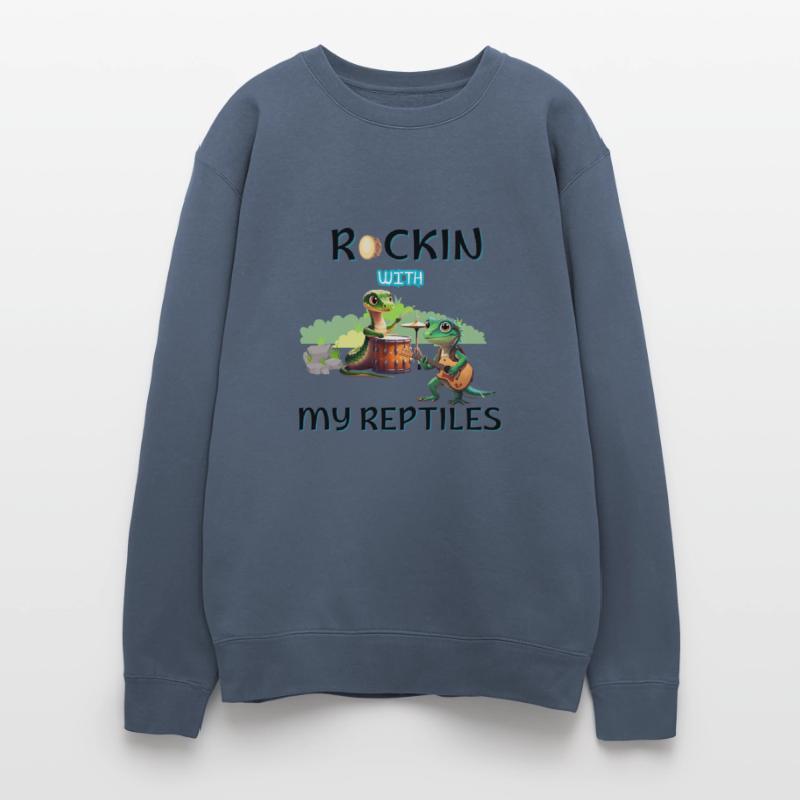 Rockin’ With My Reptiles Funy Lizard and Snake te