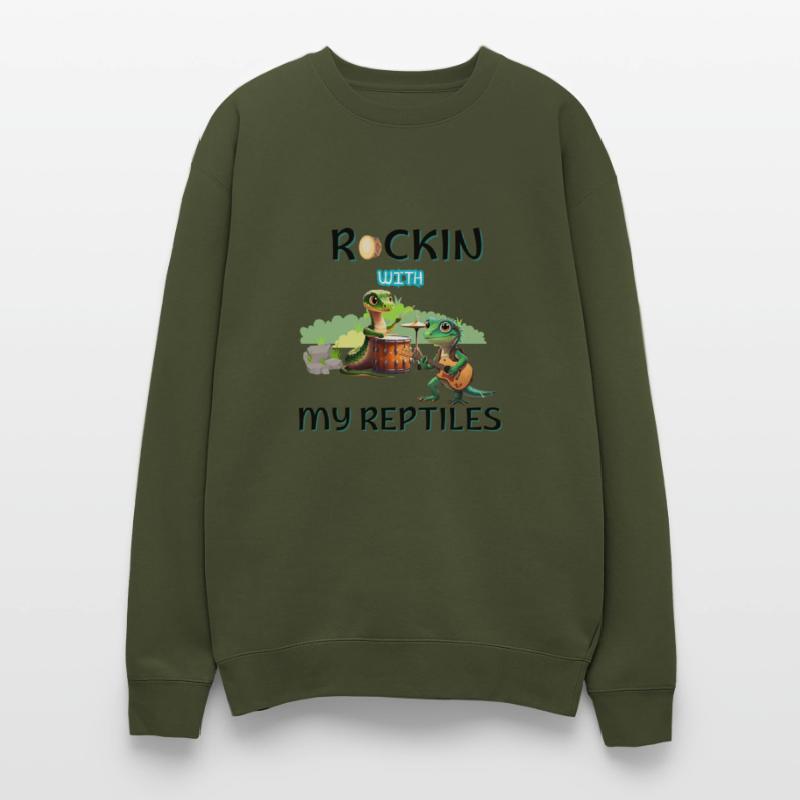 Rockin’ With My Reptiles Funy Lizard and Snake te