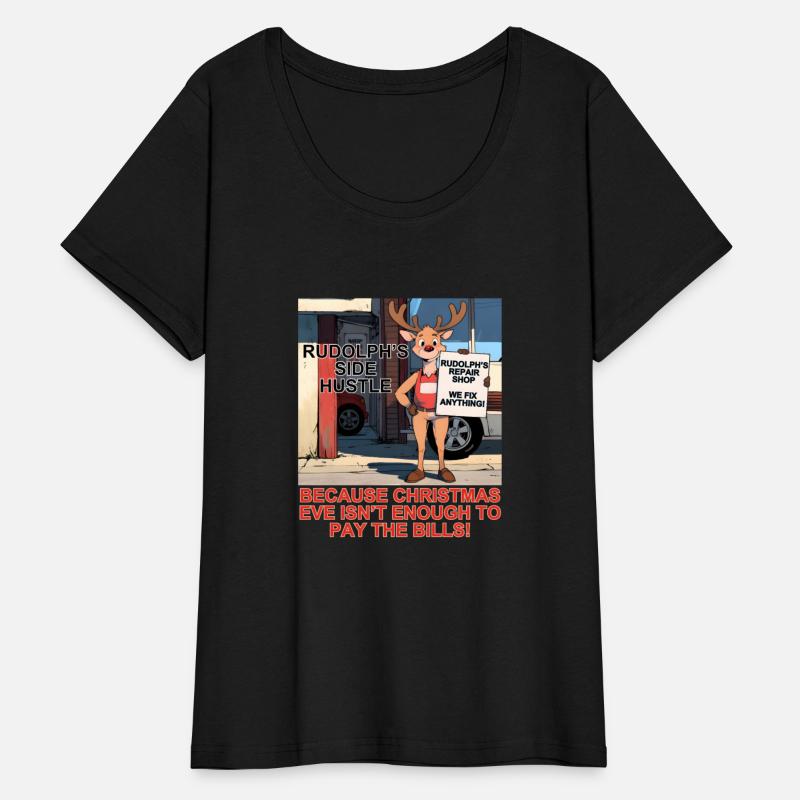 Rudolph Reindeer Repair Shop Side Hustle Christmas