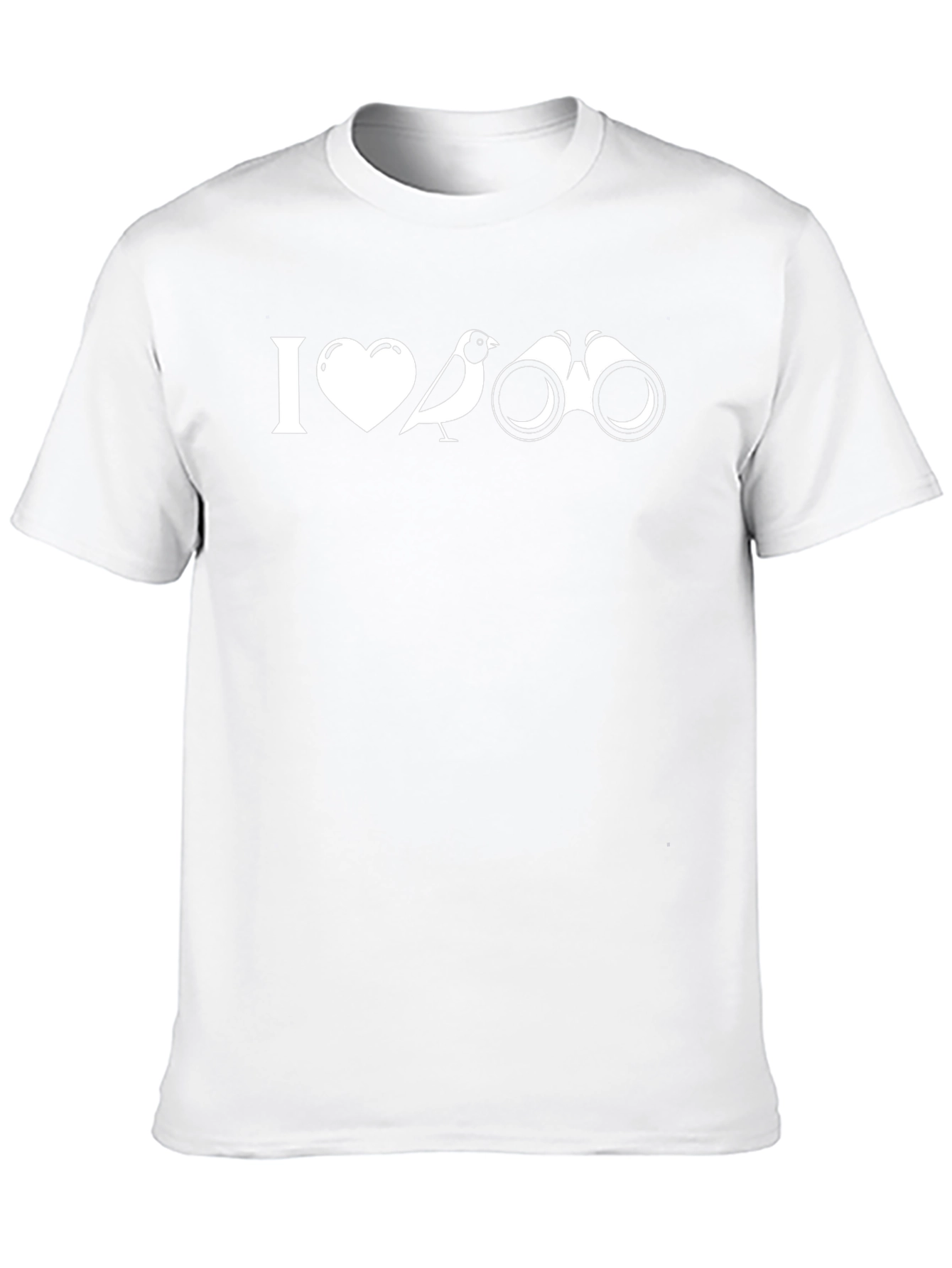 Bird Watching T-Shirt: I Love Birding Binoculars Tee