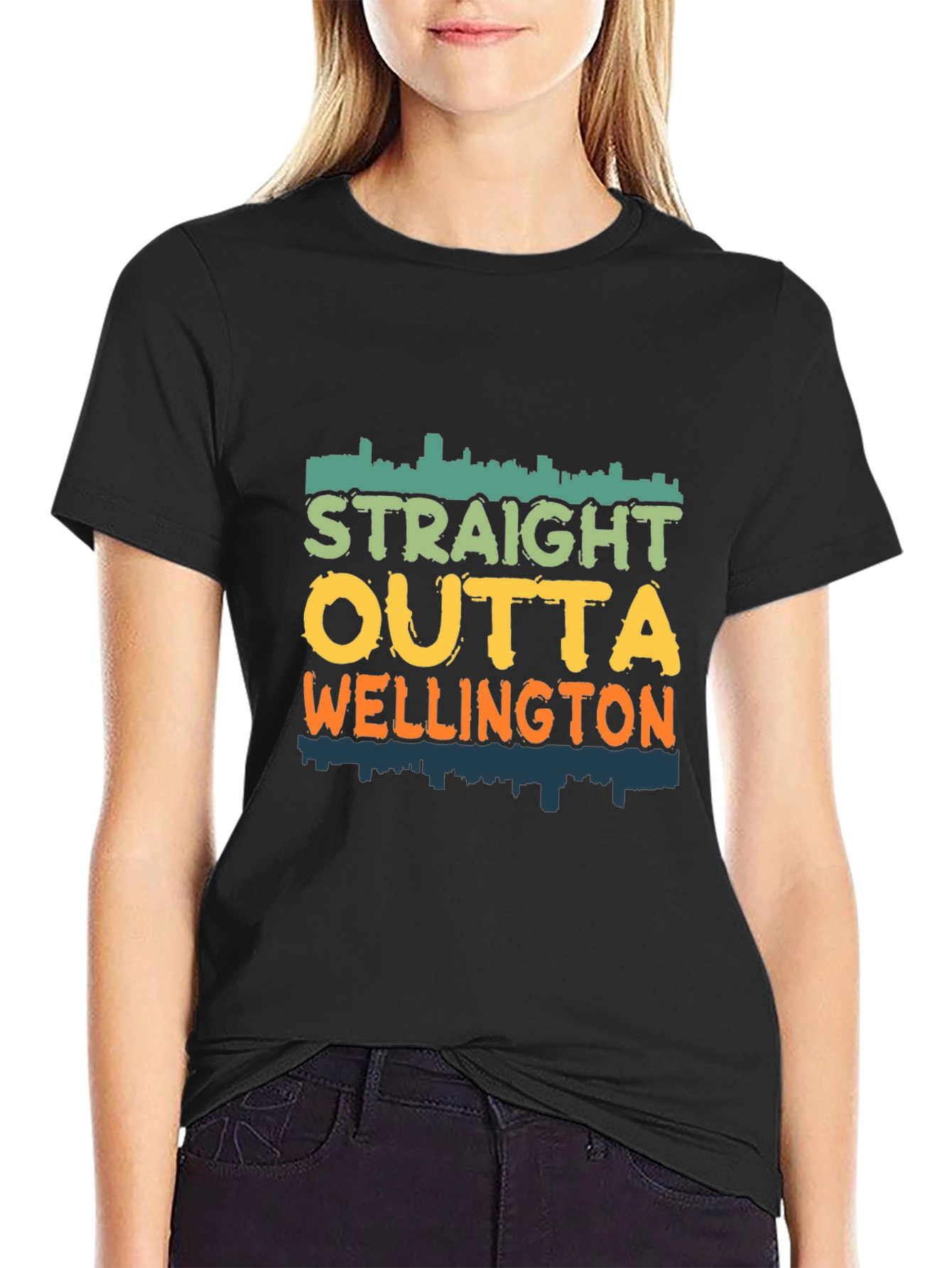 Straight Outta Wellington Tee - Cityscape