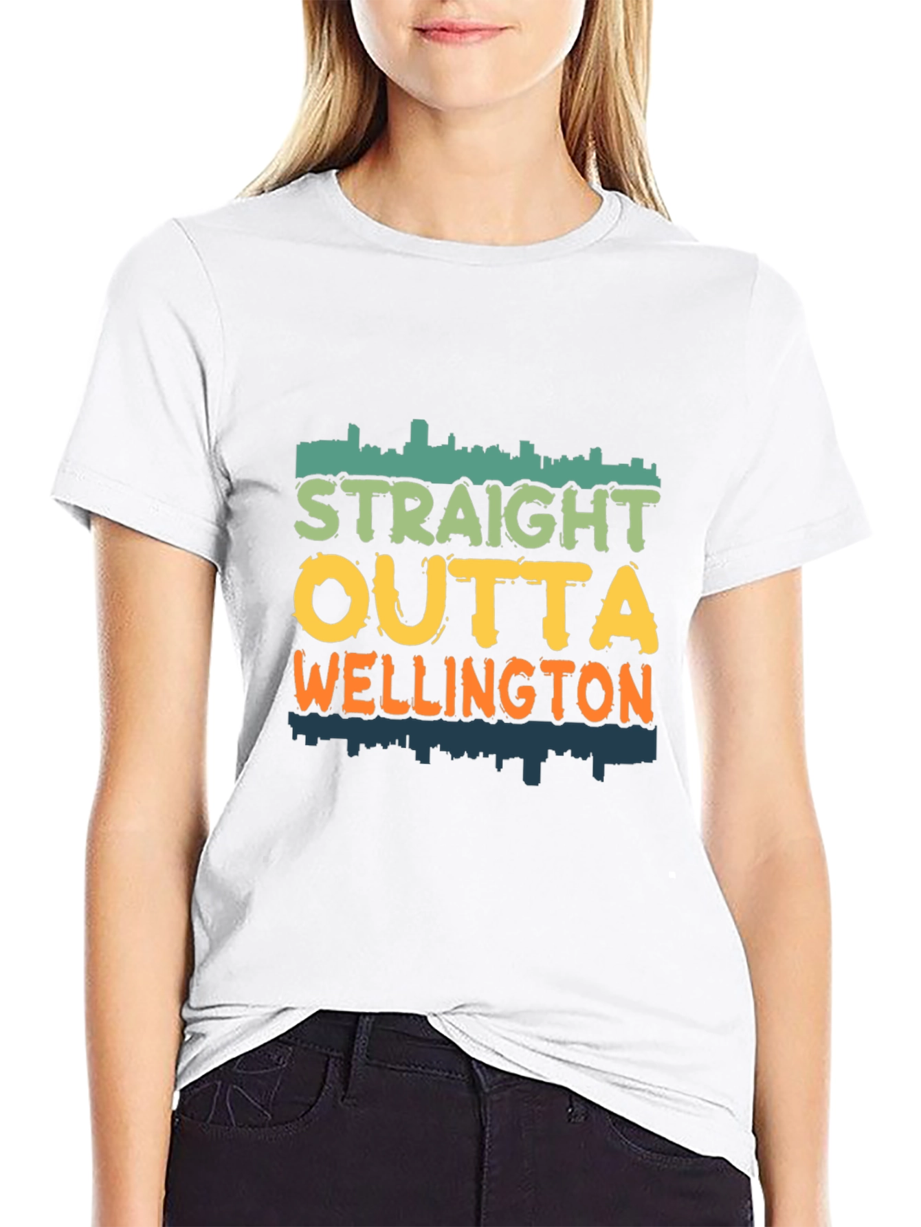 Straight Outta Wellington Tee - Cityscape