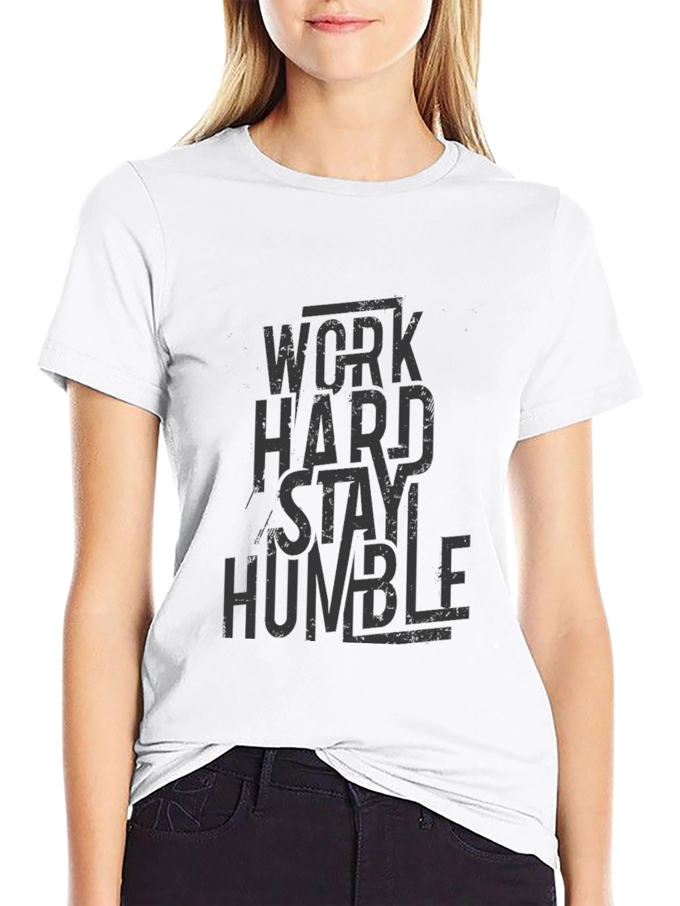 Work Hard Stay Humble Graphic T-Shirt