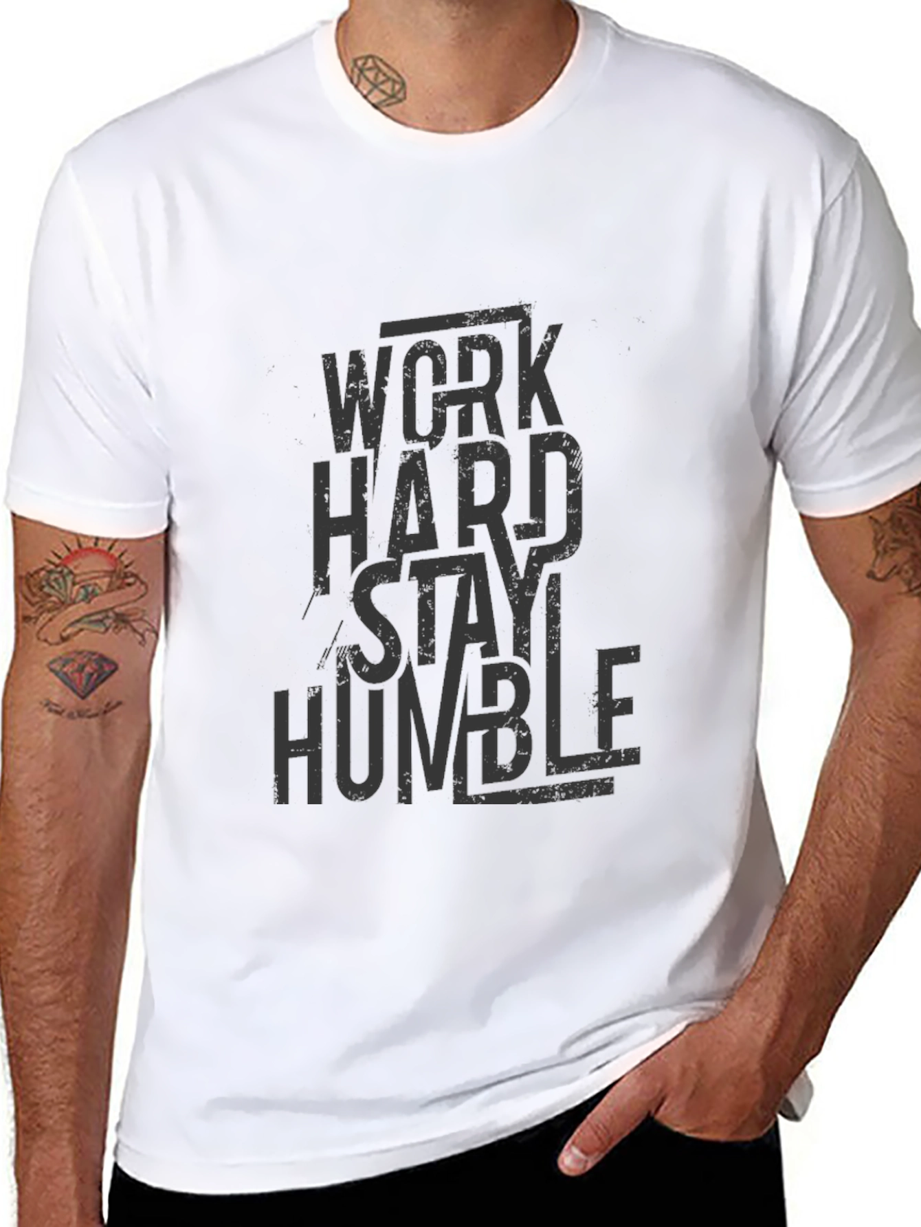 Work Hard Stay Humble Graphic T-Shirt