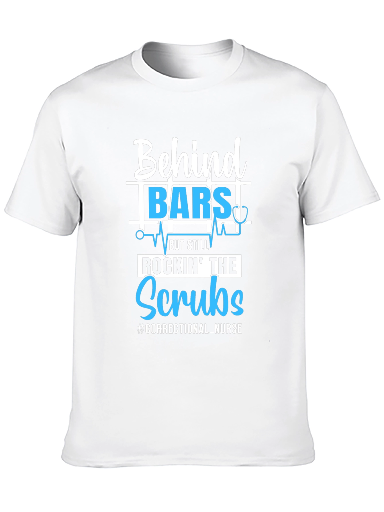 Correctional Nurse T-Shirt Behind Bars