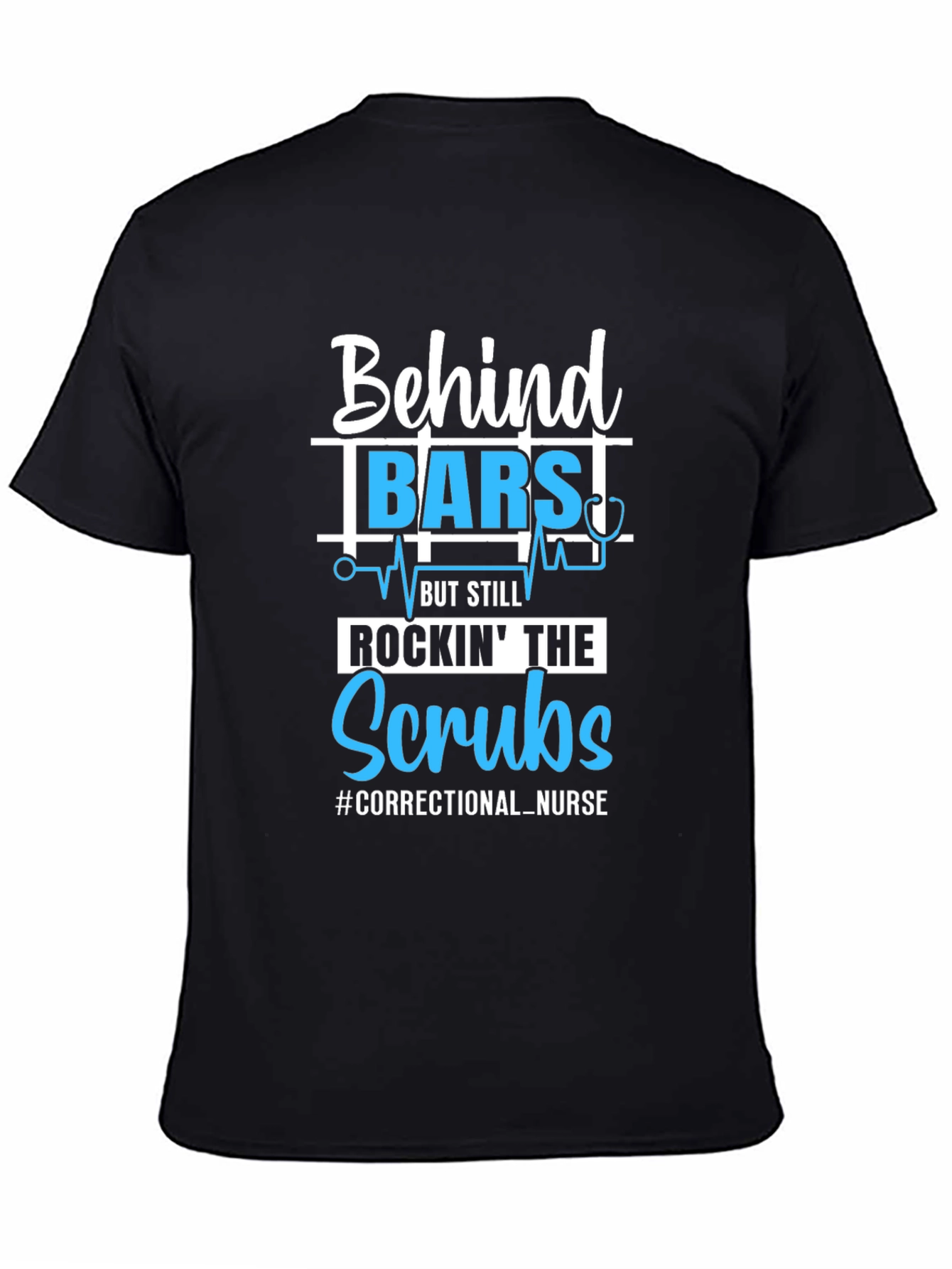 Correctional Nurse T-Shirt Behind Bars