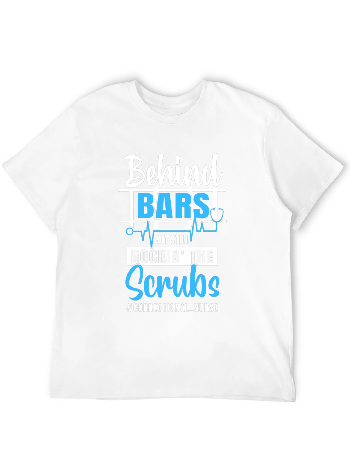 Correctional Nurse T-Shirt Behind Bars