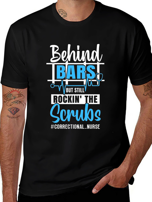 Correctional Nurse T-Shirt Behind Bars