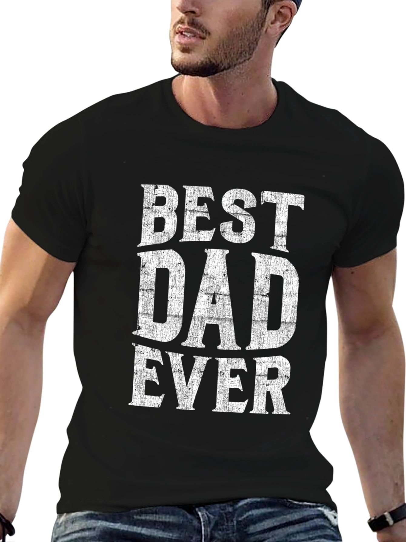 Best Dad Ever Graphic Tee - Fathers Day Gift