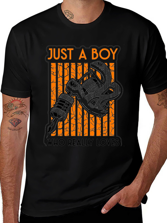 Just a Boy Who Loves Tattooing T-Shirt