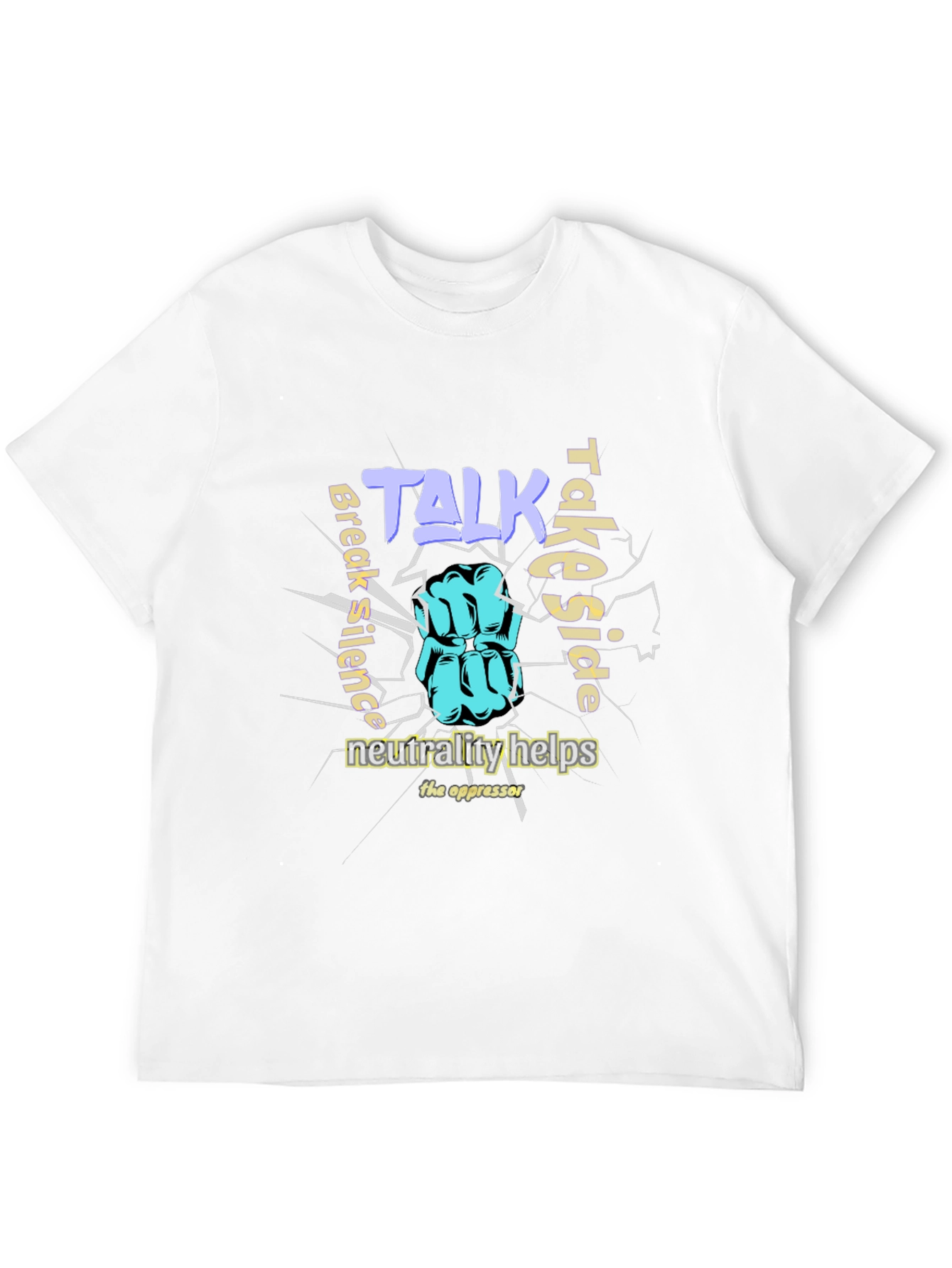 Empowering Talk Graphic Black T-Shirt