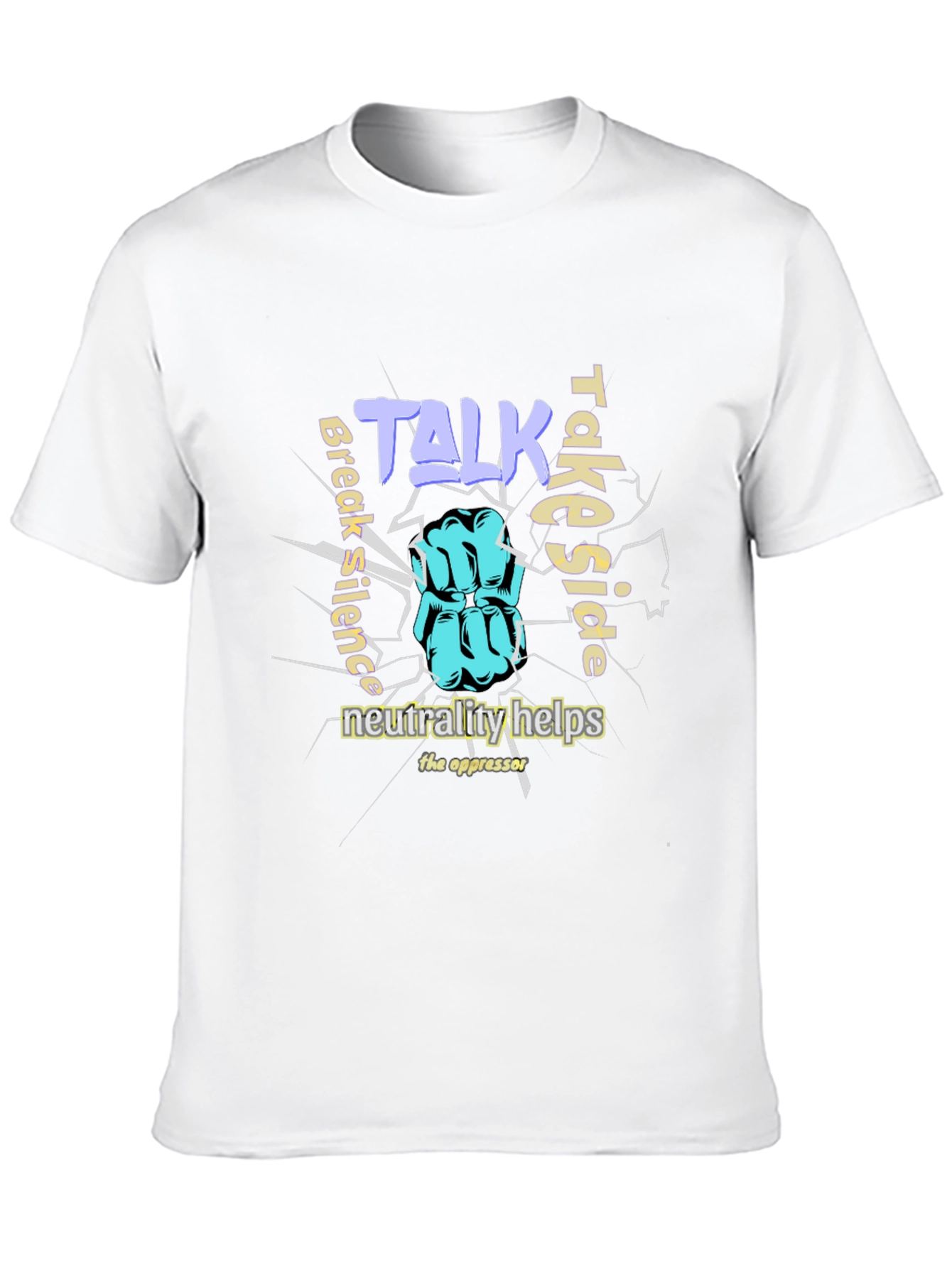 Empowering Talk Graphic Black T-Shirt